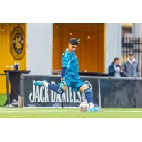 Goalkeeper Luis Zamudio with Loudoun United FC