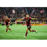 Atlanta United's Thiago Almada on the field