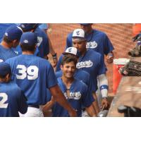Evansville Otters celebrate win
