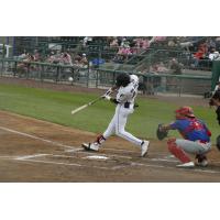 Tri-City Dust Devils third baseman Werner Blakely