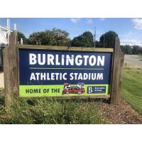 Burlington Athletic Stadium, home of the Sock Puppets