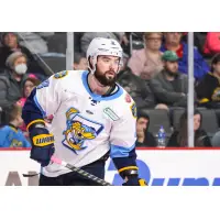 Defenseman Chays Ruddy with the Toledo Walleye