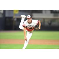 Fayetteville Woodpeckers' Andrew Taylor on the mound