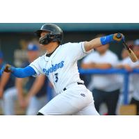 Biloxi Shuckers' Isaac Collins in action