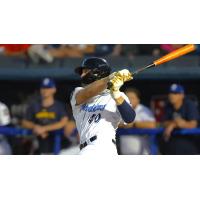 Biloxi Shuckers' Brock Wilken at bat