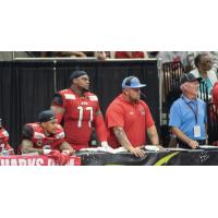 Jacksonville Sharks Offensive and Defensive Line Coach Clay Harrell