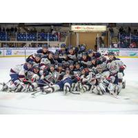 Saginaw Spirit celebrate win