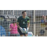 Goalkeeper Jacob Randolph with the University of North Carolina-Wilmington