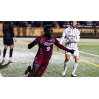 Forward Babacar Diene with Rider University