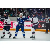 Sudbury Wolves' Chase Coughlan on game night