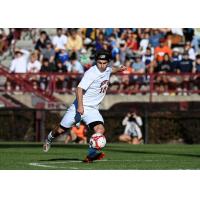 Midfielder Aidan O'Toole with the University of Denver