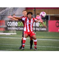 Atlético Ottawa defender Zachary Roy