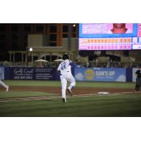 Biloxi Shuckers' Ernesto Martinez in action