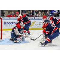 Saginaw Spirit battles the Soo Greyhounds