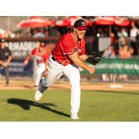 Fargo-Moorhead RedHawks' Davis Feldman in action