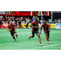 Atlanta United on the field