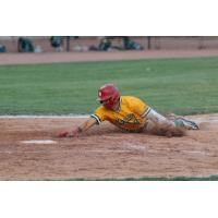 Sanford Mainers' Jackson Tucker in action