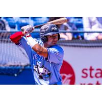 Victoria HarbourCats' Sky Collins at bat