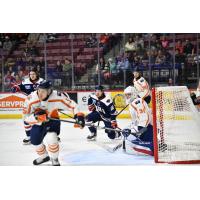 Greenville Swamp Rabbits goaltender Kolby Hay vs. the South Carolina Stingrays
