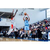 Delaware Blue Coats guard Jarron Cumberland launches a shot