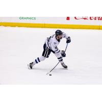Defenseman Luke Reid with the University of New Hampshire