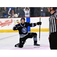 Wenatchee Wild's Luka Shcherbyna on game night