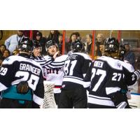 Wichita Thunder mix it up with the Rapid City Rush