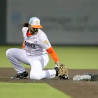 Infielder Jeffrey Wehler with the Staten Island FerryHawks