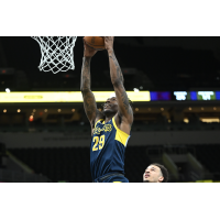 Quenton Jackson of the Indiana Mad Ants eyes a dunk