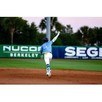 Jose Monzon of the Charleston RiverDogs rounds the bases