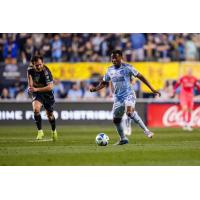 Philadelphia Union's Indiana Vassilev versus Atlanta United's Ajani 