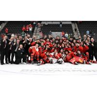Canada celebrates win at 2025 U18 World Championship