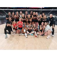 Columbus Fury pose as a team after their finale win
