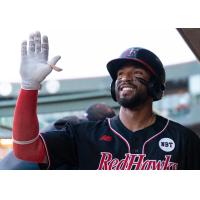 Robert Perez Jr. of the Fargo-Moorhead RedHawks
