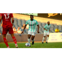 Midfielder Edwin Laszo with FC Tulsa