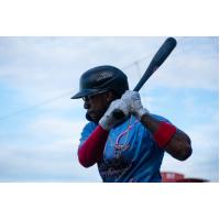Cleburne Railroaders at bat