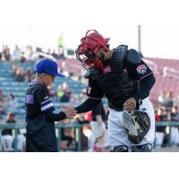 Fargo-Moorhead RedHawks catcher Miguel Ojeda Jr.