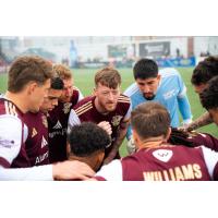 Detroit City FC huddle