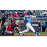 Tulsa Drillers' Ezequiel Pagan at bat
