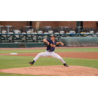 Down East Bird Dawgs' Zach Grace on the mound