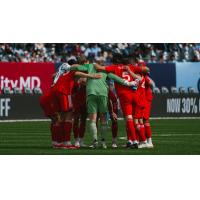 Chicago Fire FC huddle