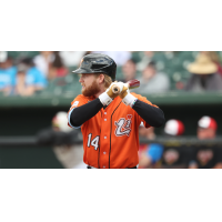 Long Island Ducks outfielder River Town at bat