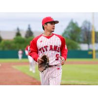 Ottawa Titans infielder Jo Oyama