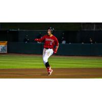Hickory Crawdads outfielder Marcos Torres
