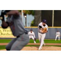 Pensacola Blue Wahoos on the mound