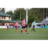 Atlético Ottawa striker Samuel Salter