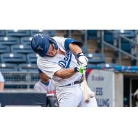 Damon Keith of the Tulsa Drillers gets all of it