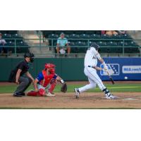 Tri-City Dust Devils first baseman Ryan Nicholson