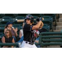 Hickory Crawdads outfielder Maxton Martin
