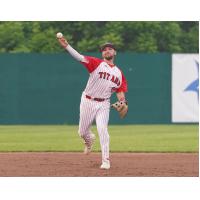 Ottawa Titans infielder Aaron Casillas